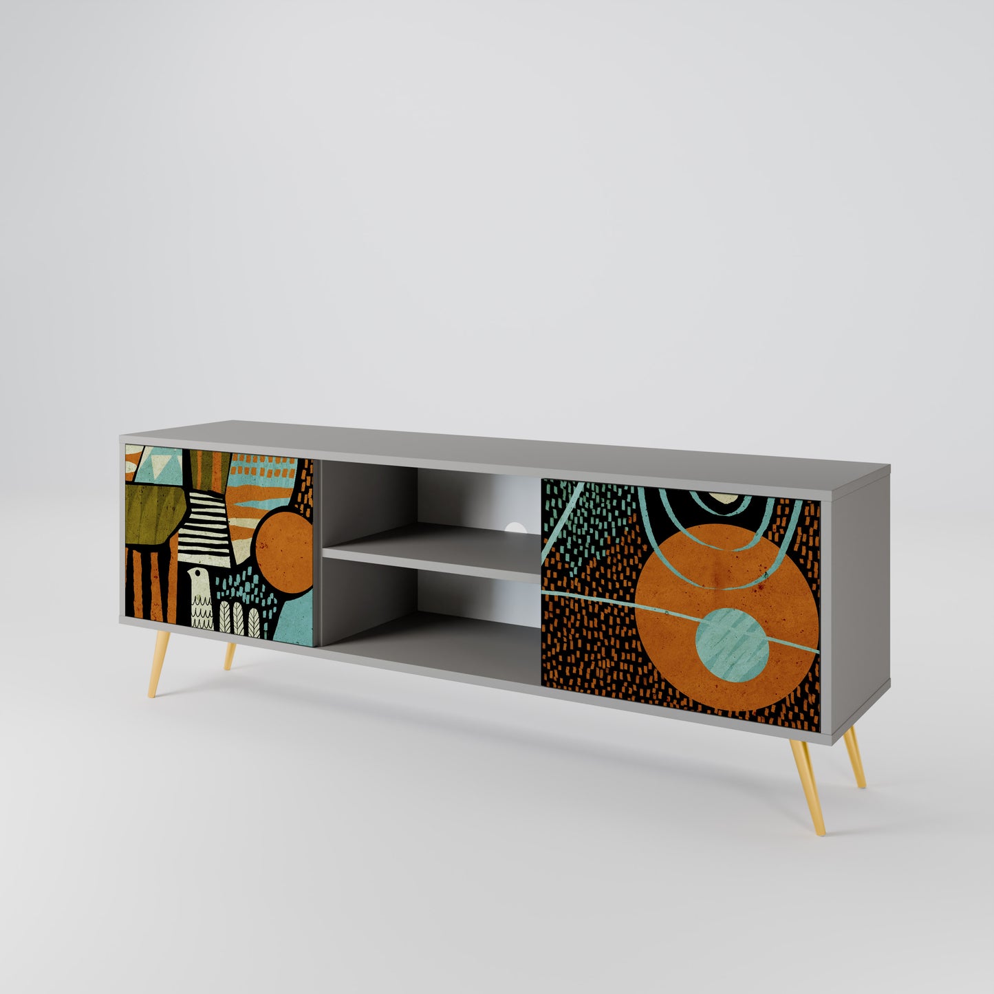 GEODE GLIMMER 2-türiges TV-Lowboard