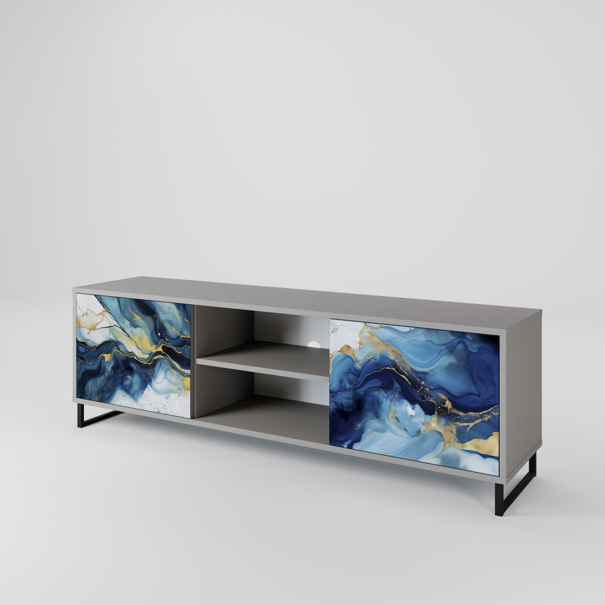 INKY MARBLE 2-türiges TV-Lowboard