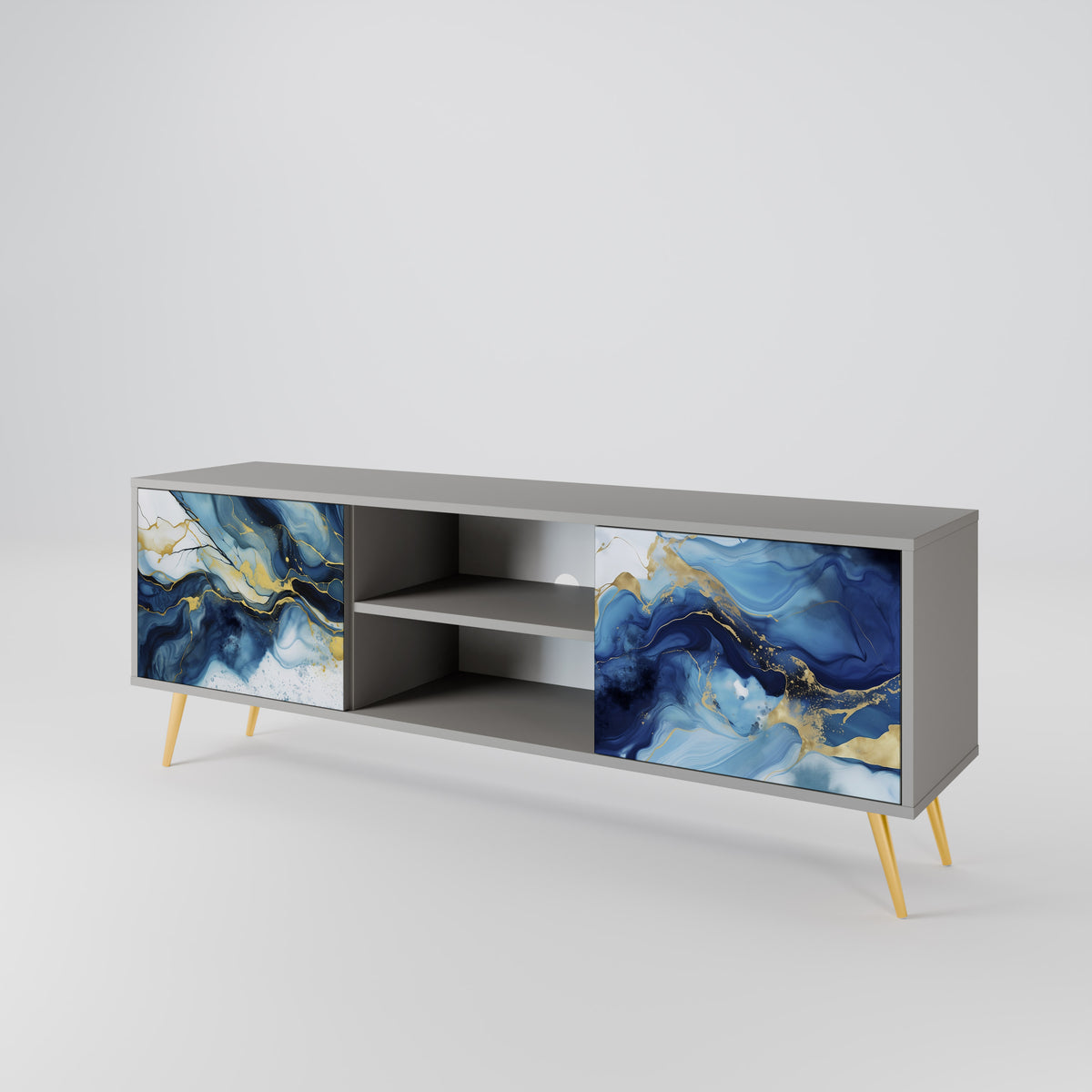 INKY MARBLE 2-türiges TV-Lowboard