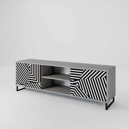 ILLUSIONARY LATTICE 2-türiges TV-Lowboard