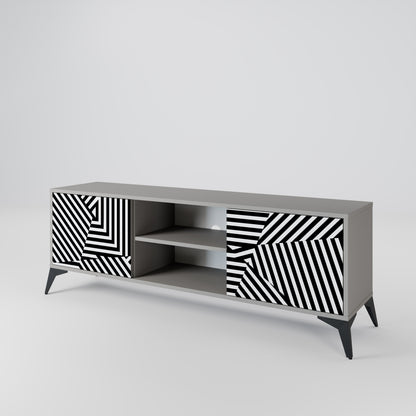 ILLUSIONARY LATTICE 2-türiges TV-Lowboard