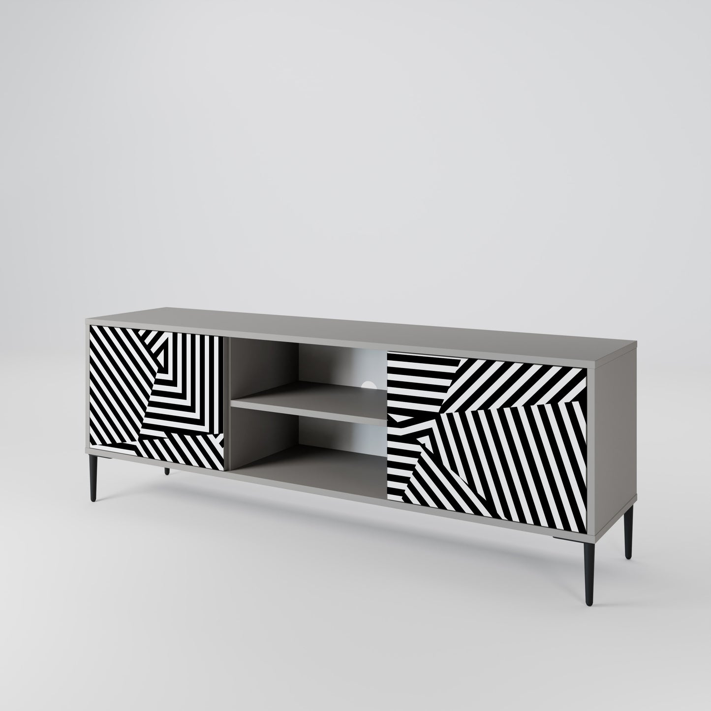 ILLUSIONARY LATTICE 2-türiges TV-Lowboard
