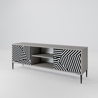 ILLUSIONARY LATTICE 2-türiges TV-Lowboard