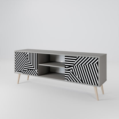 ILLUSIONARY LATTICE 2-türiges TV-Lowboard