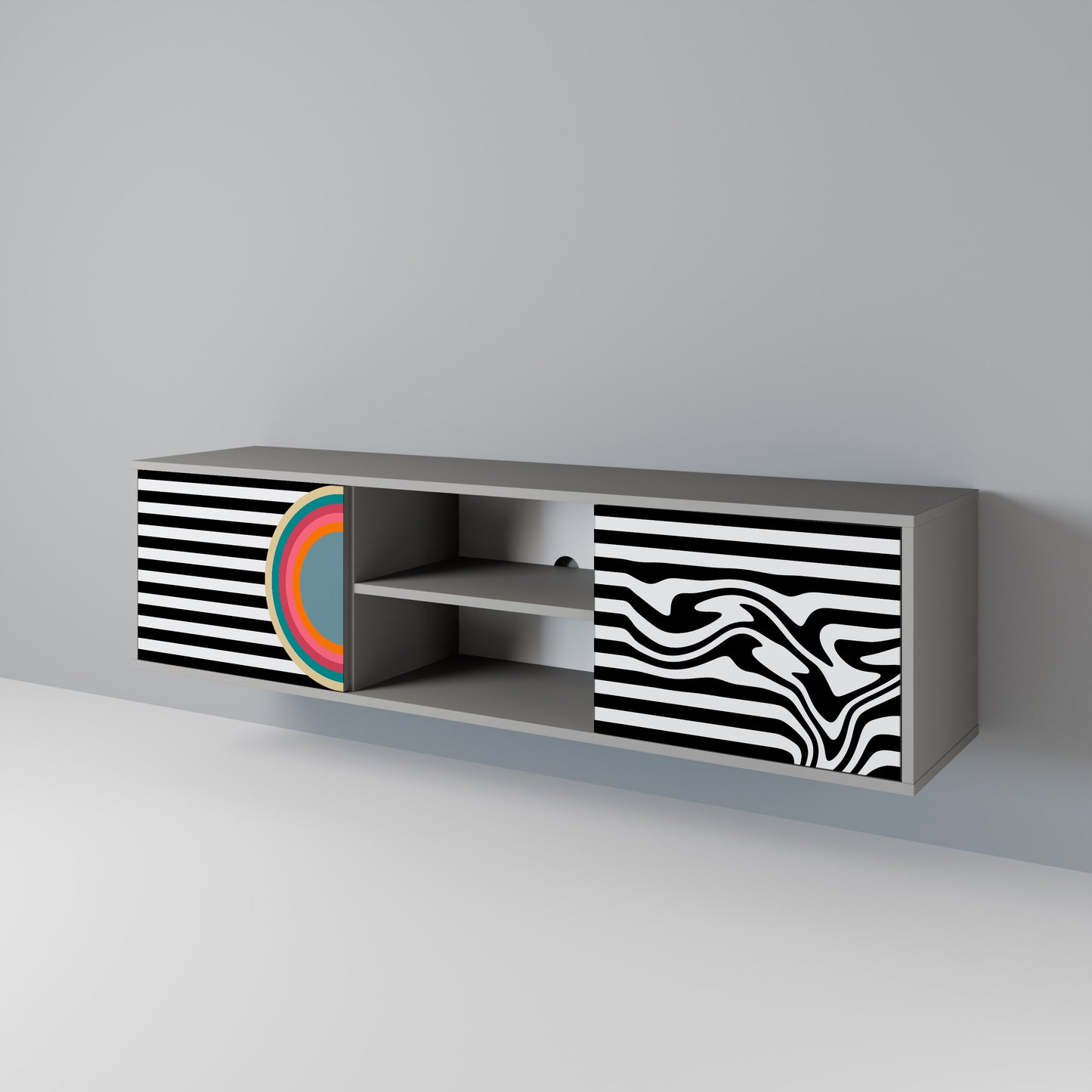 SPECTRA SHOWCASE 2-türiges TV-Lowboard