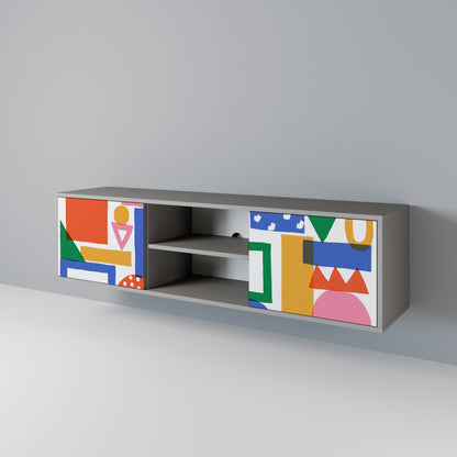 GEOMETRIC GLIMMER 2-türiges TV-Lowboard