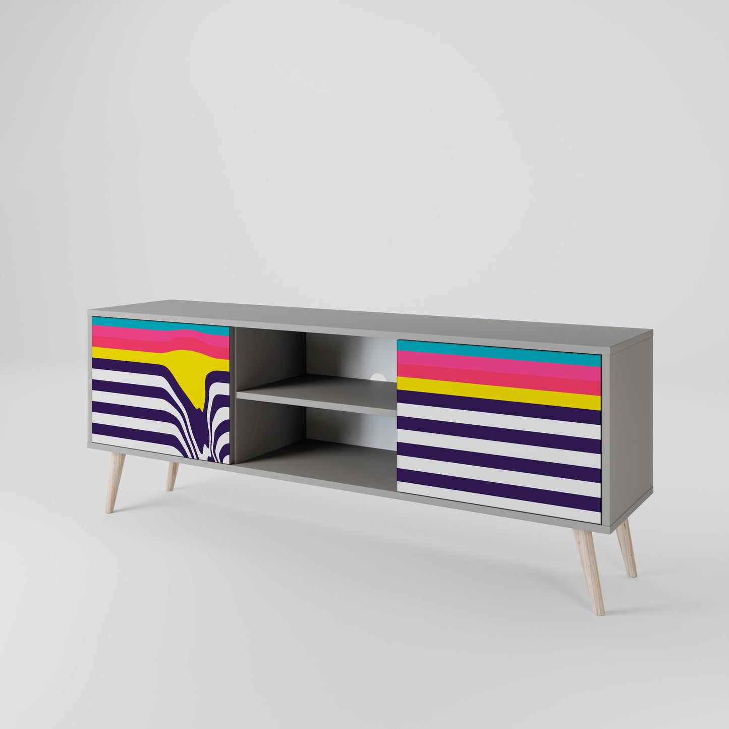 TONE COLLAPSE 2-Door TV Cabinet