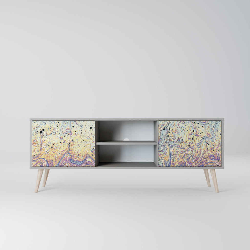 MOSAIC OF COLORS TV-Lowboard mit 2 Türen in Grau