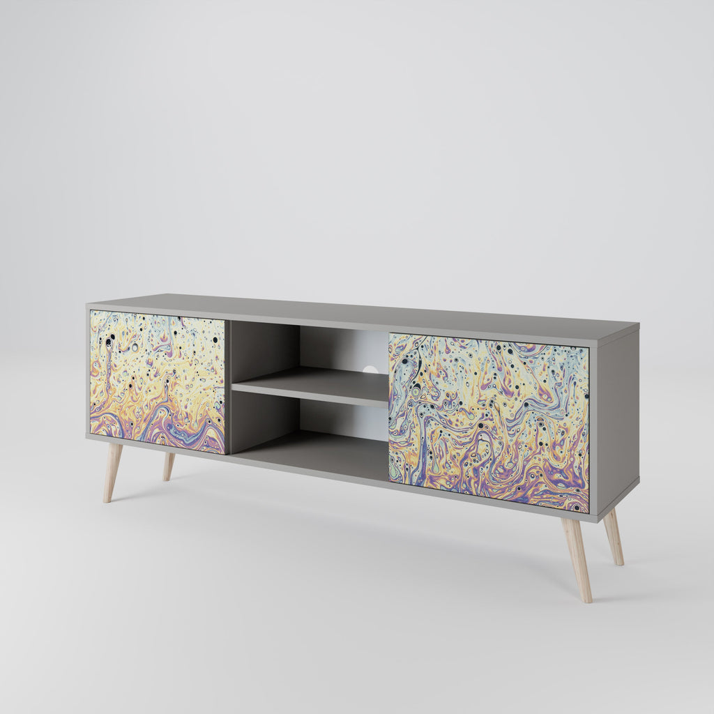 MOSAIC OF COLORS TV-Lowboard mit 2 Türen in Grau