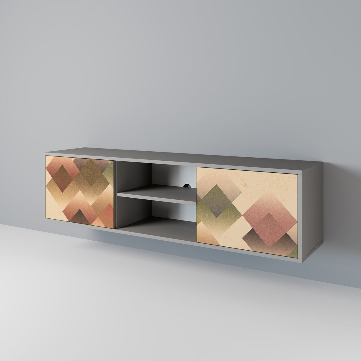 GEOMETRIC FUSION 2-türiges TV-Lowboard