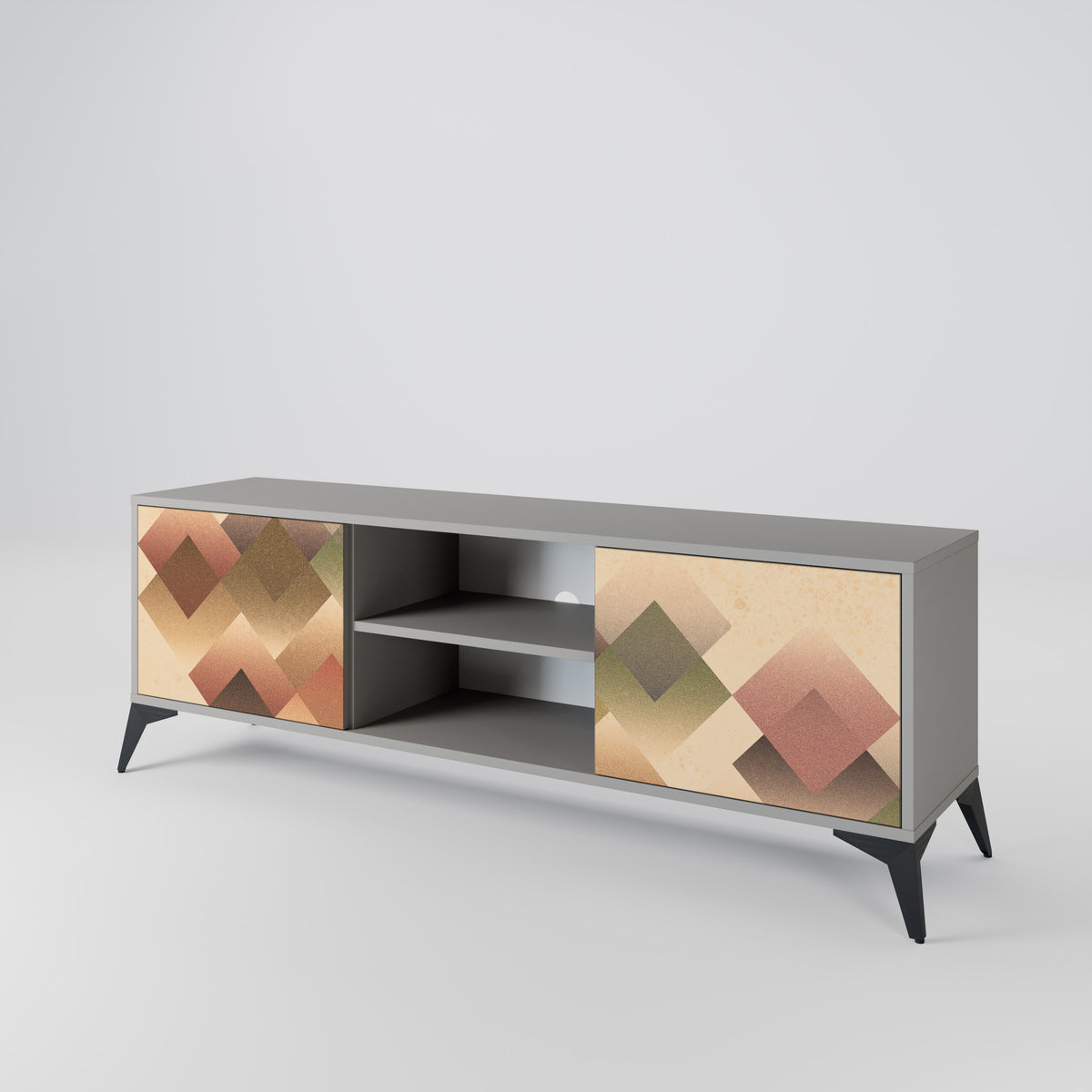 GEOMETRIC FUSION 2-türiges TV-Lowboard