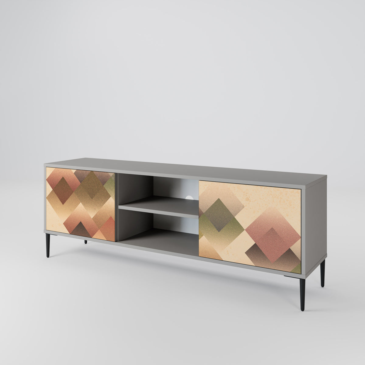 GEOMETRIC FUSION 2-türiges TV-Lowboard