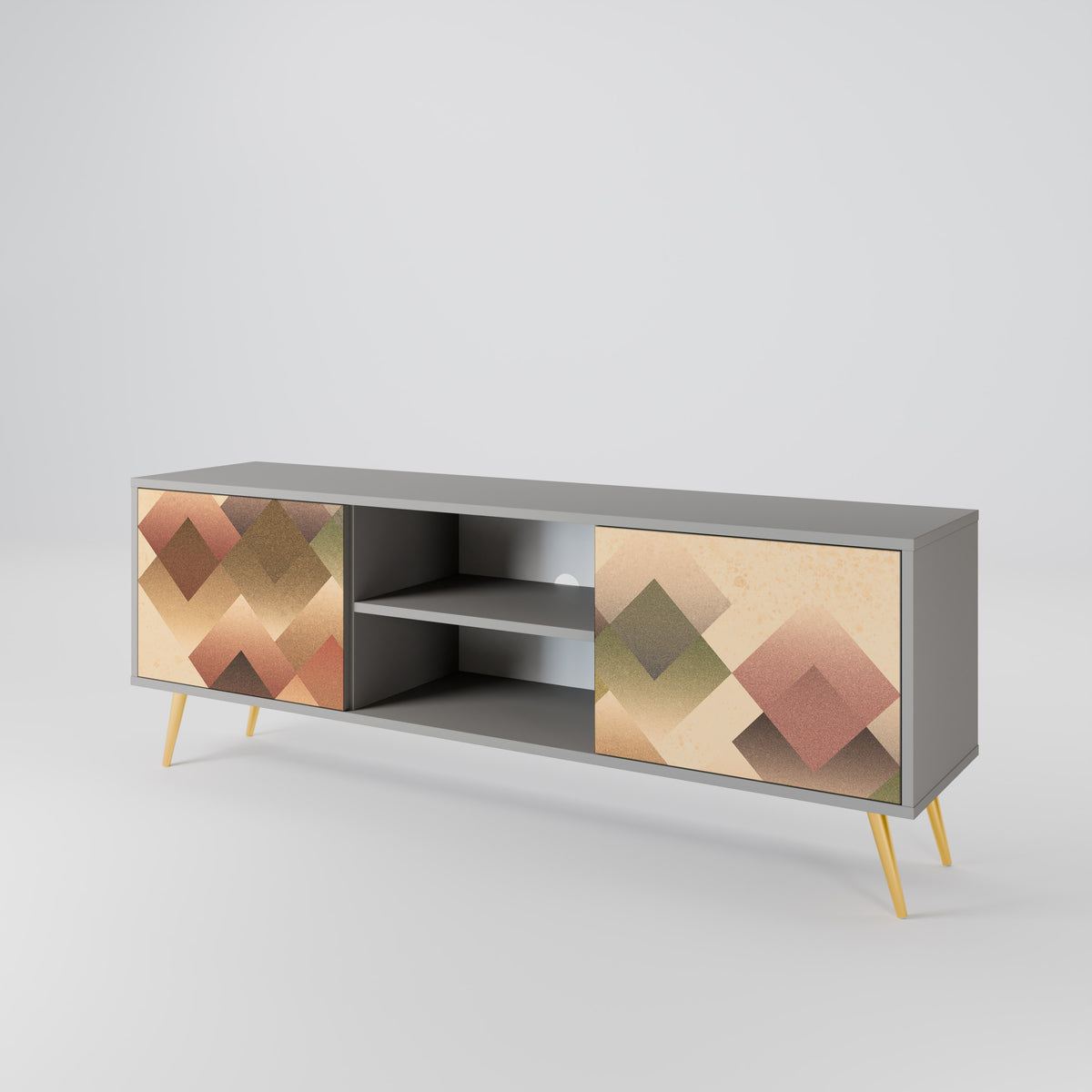 GEOMETRIC FUSION 2-türiges TV-Lowboard