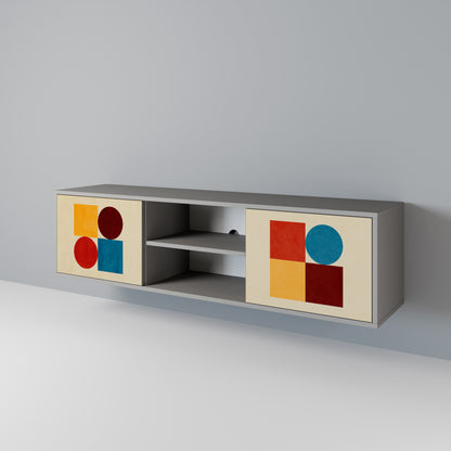 GEOMETRIC PUZZLE 2-türiges TV-Lowboard