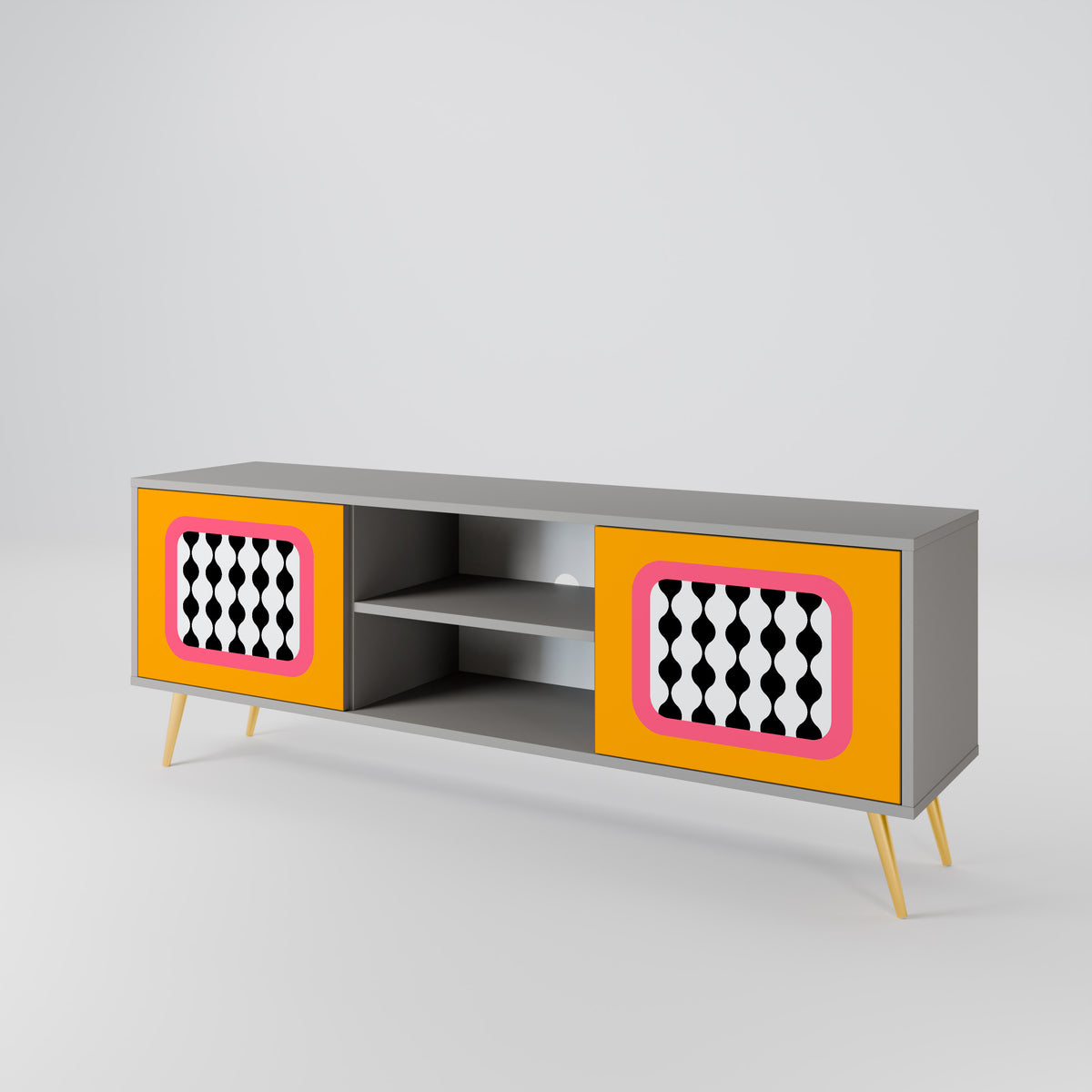 TEARS IN HEAVEN 2-Door TV Cabinet