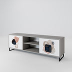 COLORFUL SHAPES TV-Lowboard mit 2 Türen in Grau