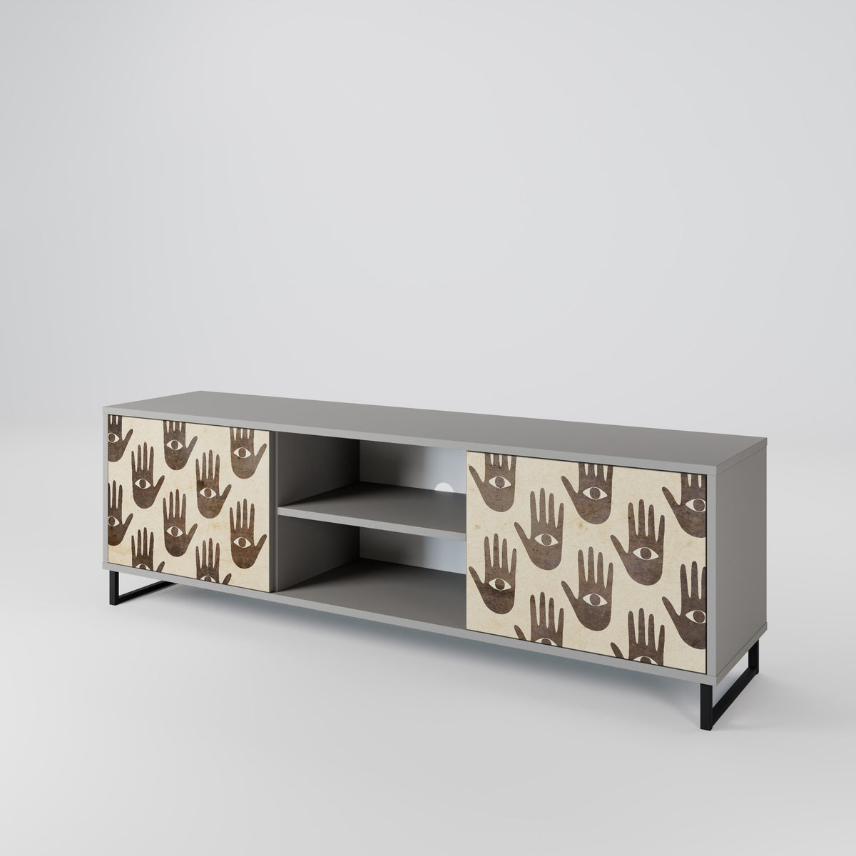 SEE MORE 2-Door TV Cabinet