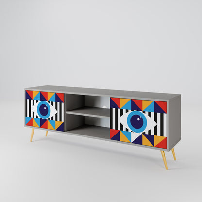 ABSTRACTION AND GEOMETRY 2-türiges TV-Lowboard