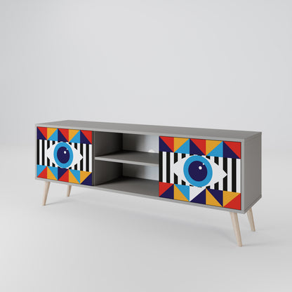 ABSTRACTION AND GEOMETRY 2-türiges TV-Lowboard