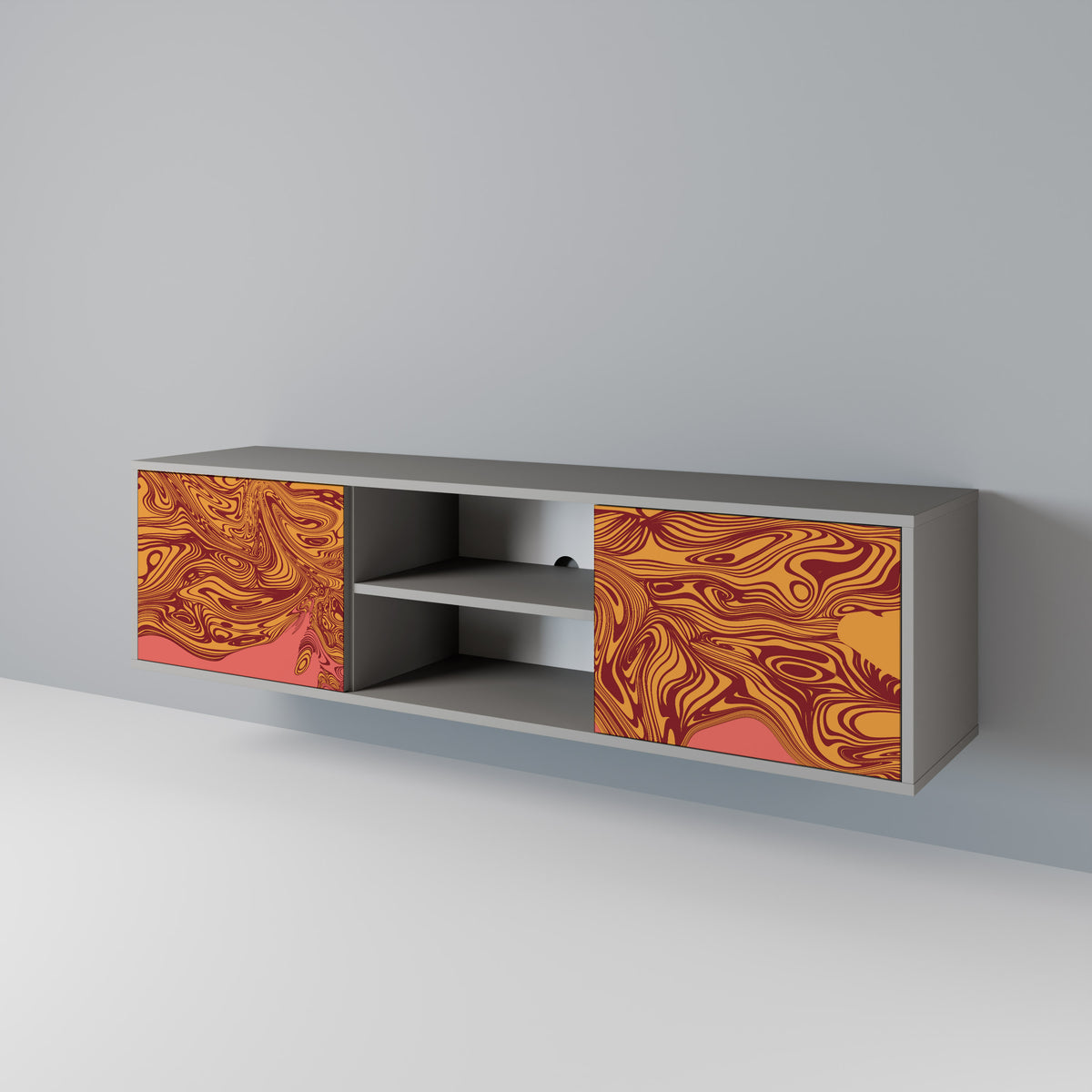 FLOATING THOUGHTS 2-Door TV Cabinet