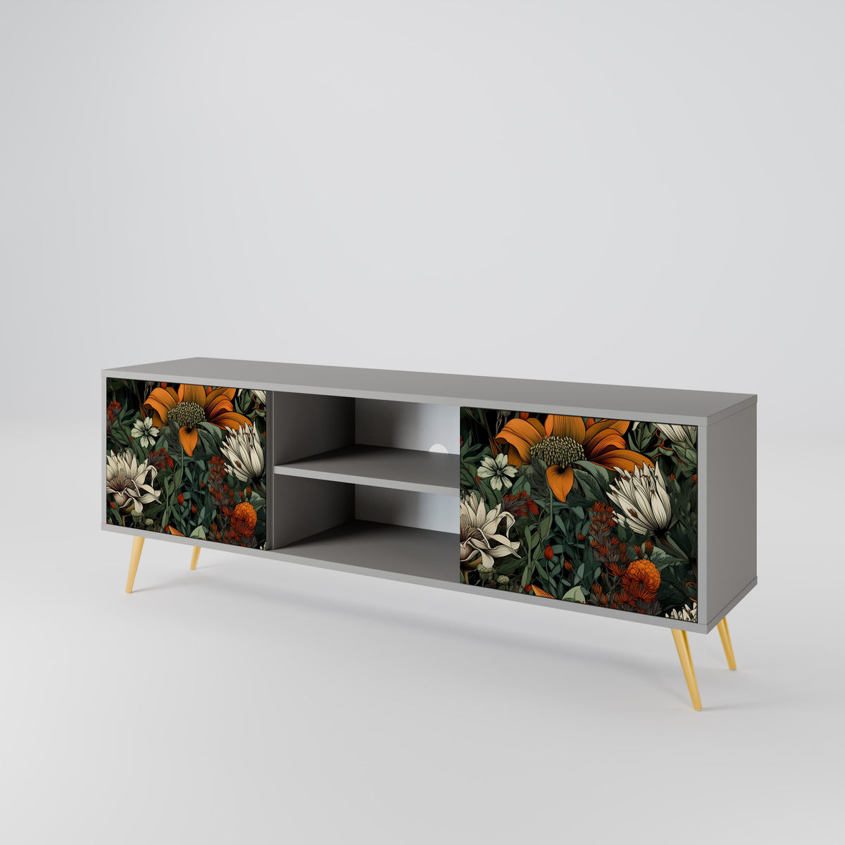 MIDNIGHT SPROUT 2-Door TV Cabinet