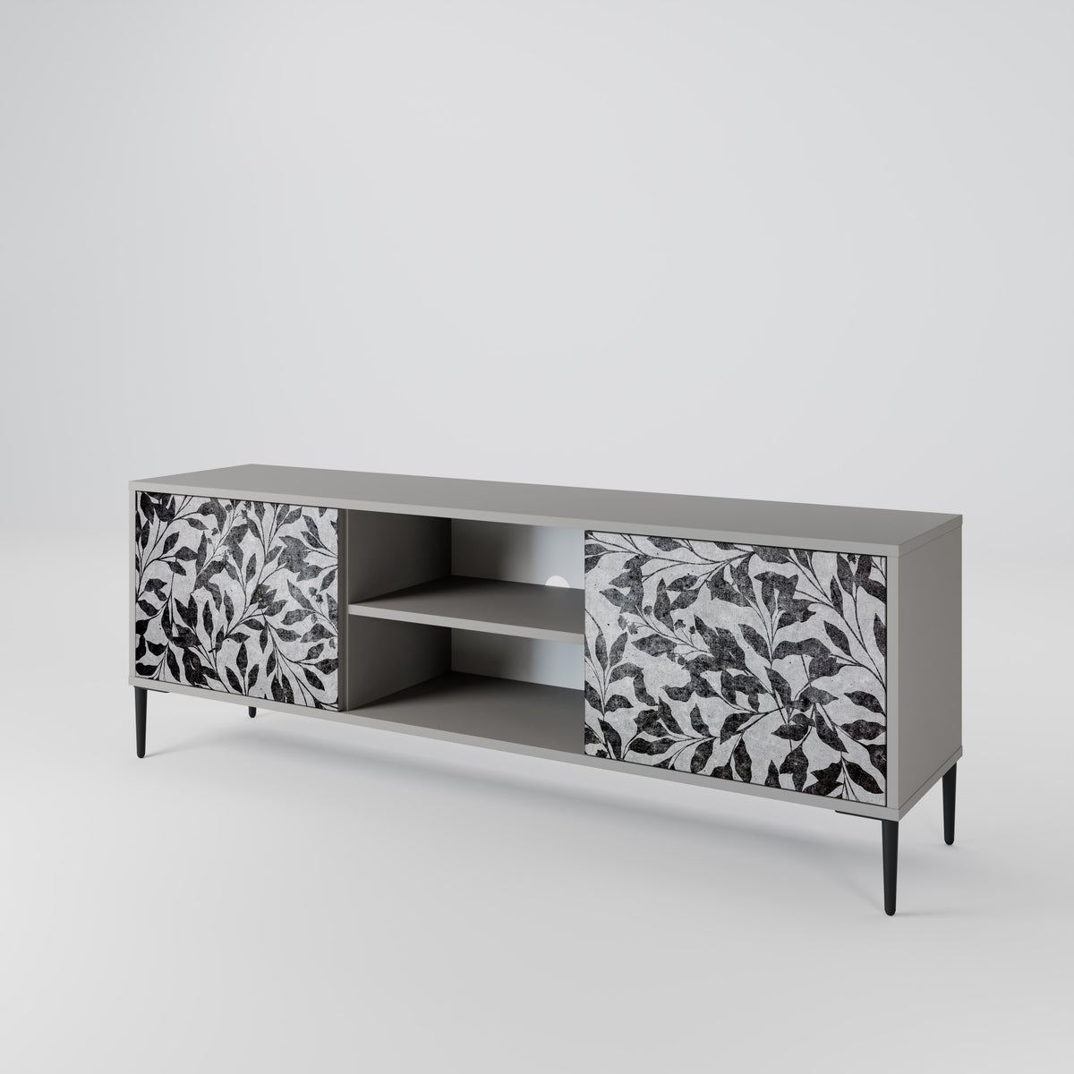 CHARCOAL SPROUT 2-türiges TV-Lowboard