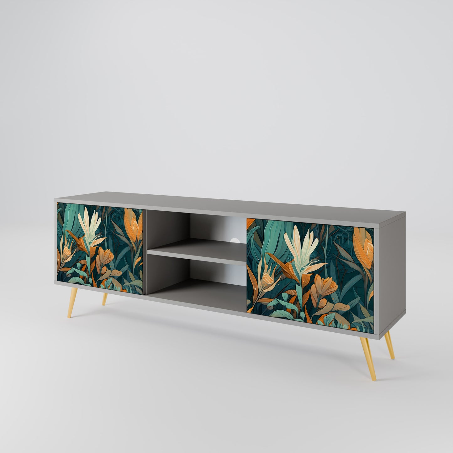 FLORAL SERENITY 2-türiges TV-Lowboard