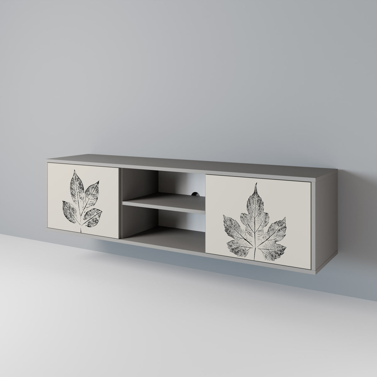 LEAFY STAMPS 2-türiges TV-Lowboard