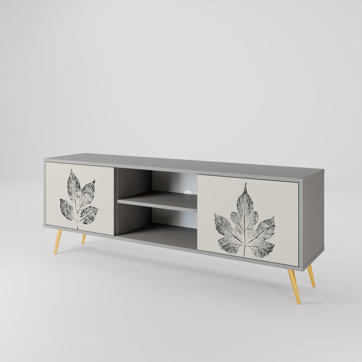 LEAFY STAMPS 2-türiges TV-Lowboard