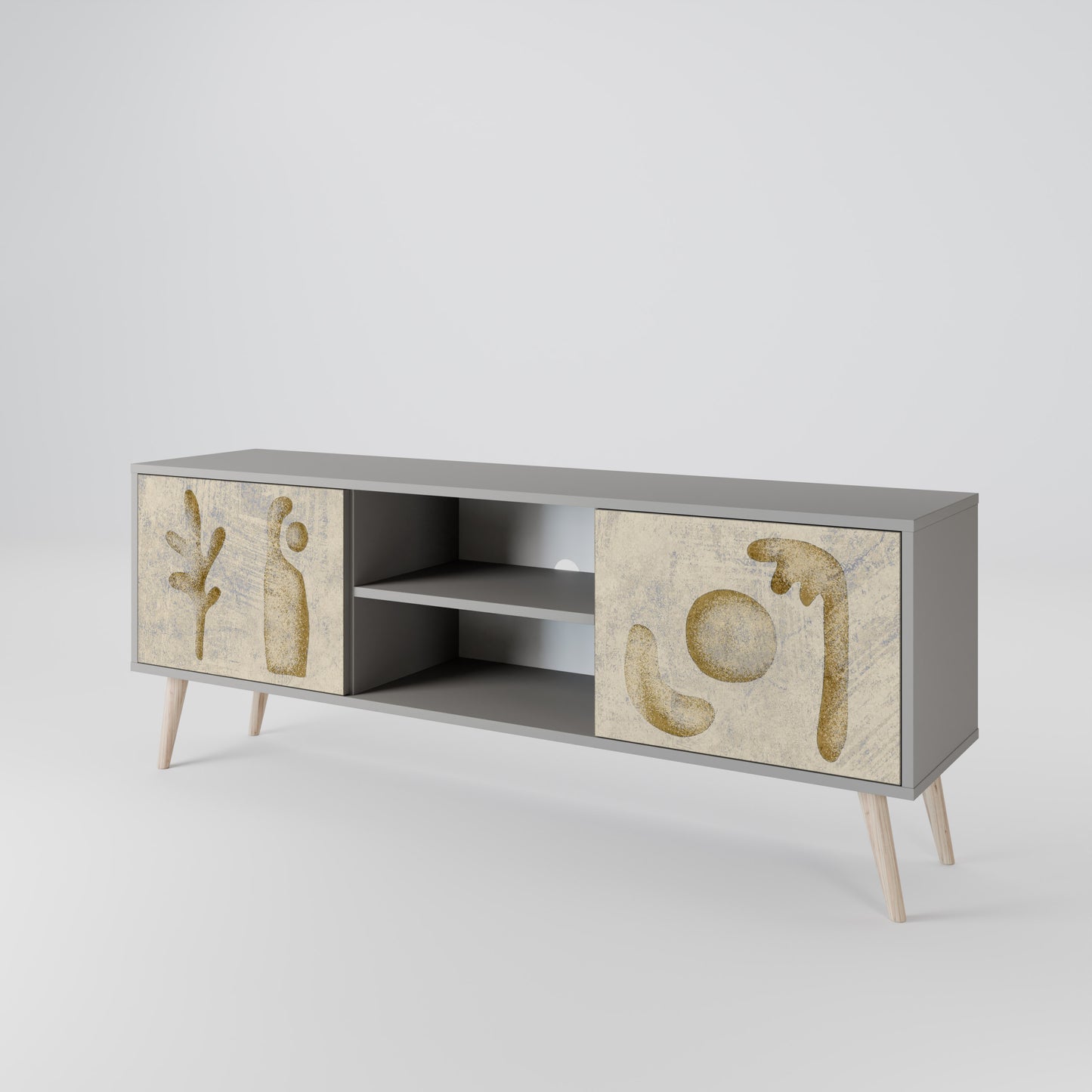 SAND SCULPTURES 2-Door TV Cabinet