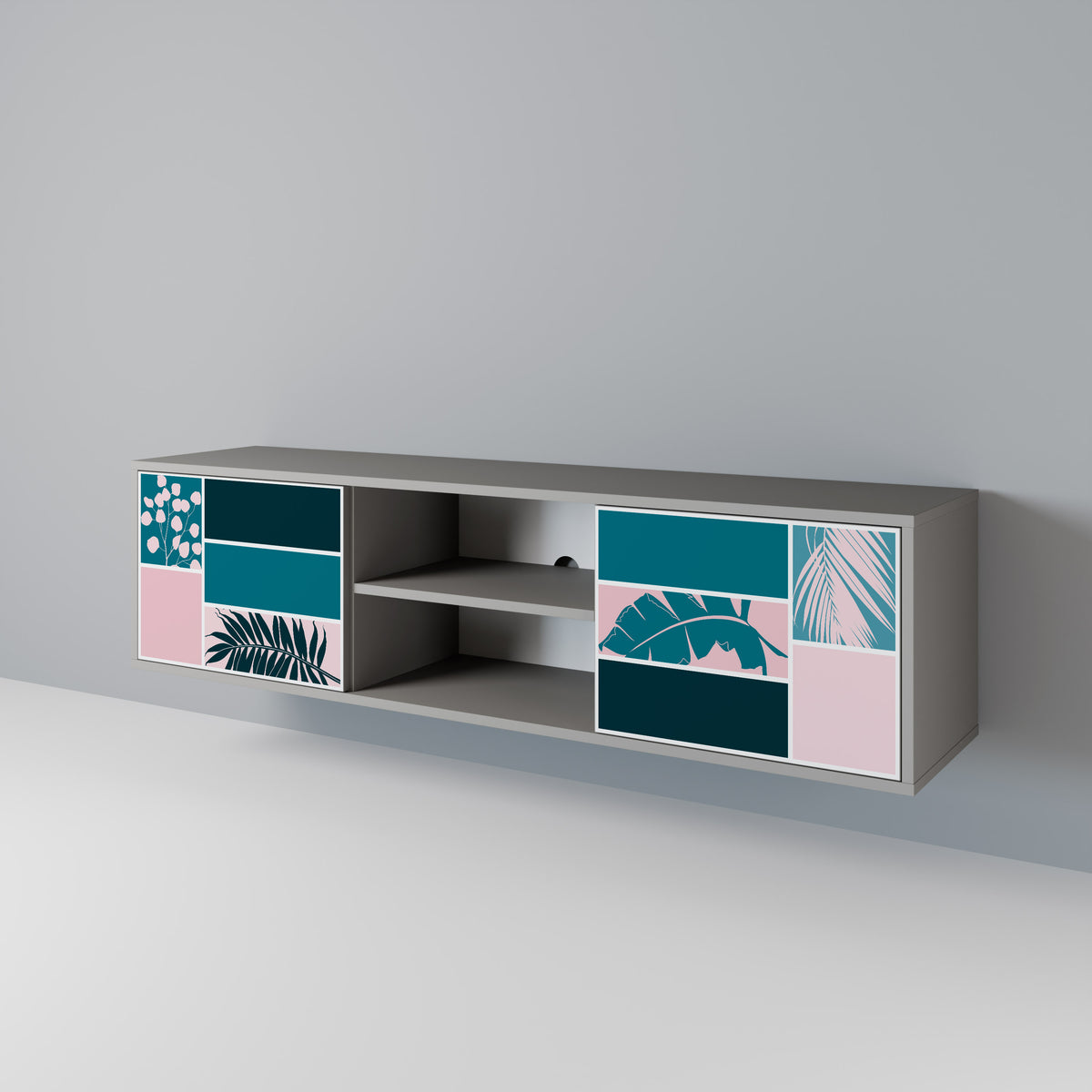 COMBINATION OF SHAPES 2-türiges TV-Lowboard