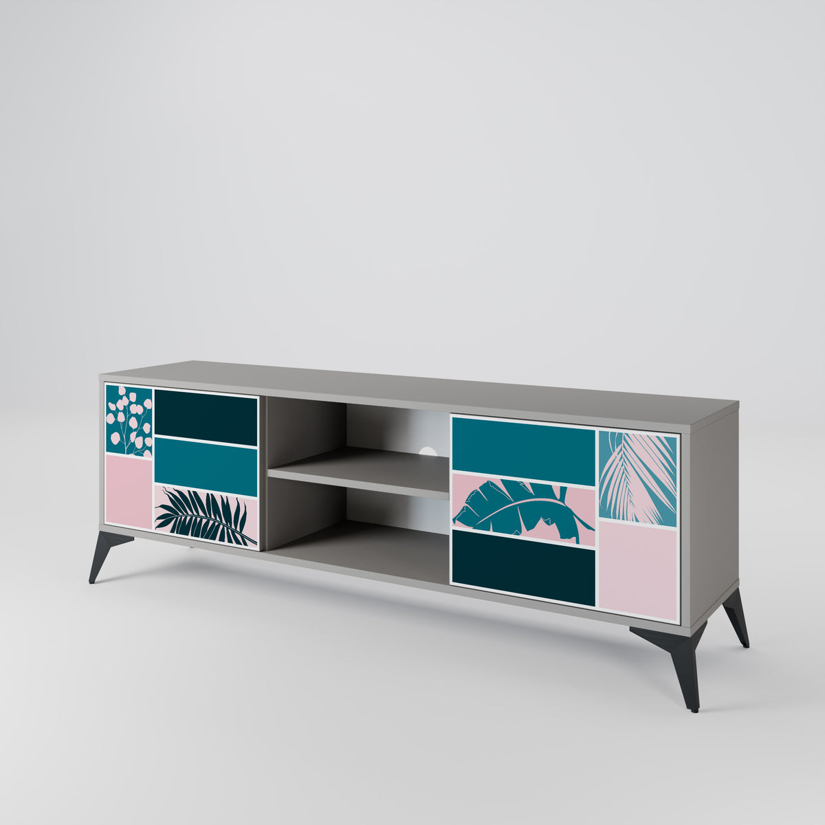COMBINATION OF SHAPES 2-türiges TV-Lowboard