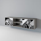 BIKE ENERGY TV-Lowboard mit 2 Türen in Grau