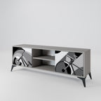 BIKE ENERGY TV-Lowboard mit 2 Türen in Grau