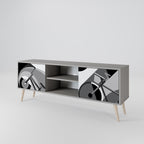 BIKE ENERGY TV-Lowboard mit 2 Türen in Grau