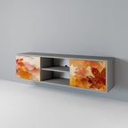 TRACES OF AUTUMN TV-Lowboard mit 2 Türen in Grau