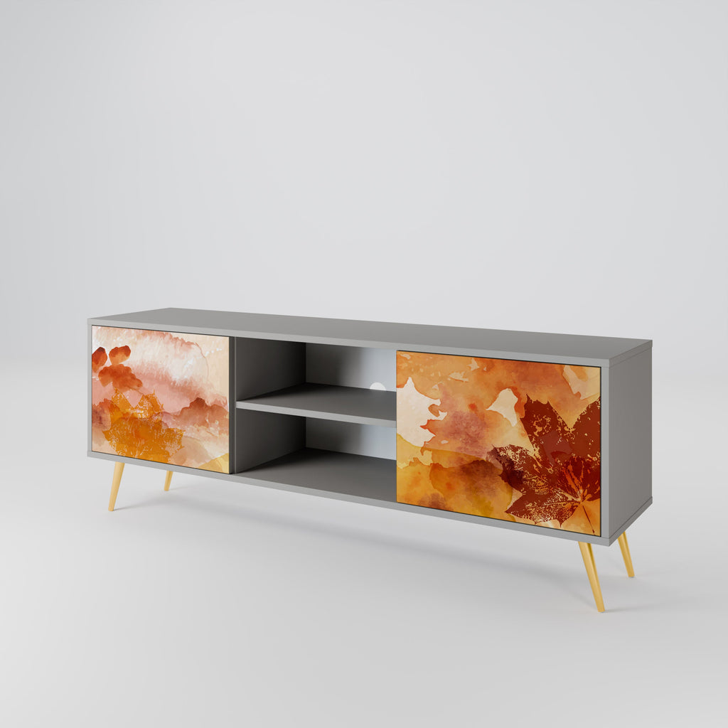 TRACES OF AUTUMN TV-Lowboard mit 2 Türen in Grau