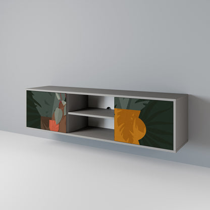 TROPICAL COMPOSITION 2-türiges TV-Lowboard