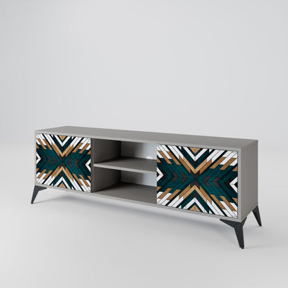 ARTISTIC GEOMETRY 2-türiges TV-Lowboard
