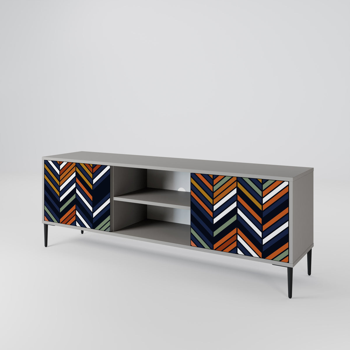 VIBRANT PATCHWORK 2-türiges TV-Lowboard