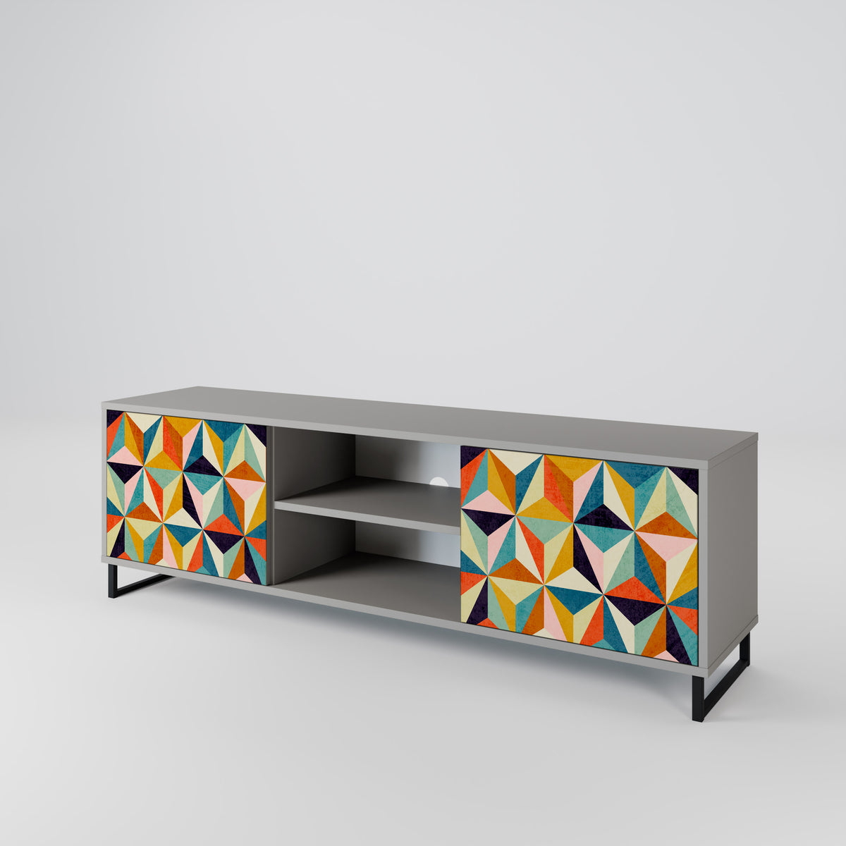 TESSELATE TREASURES 2-türiges TV-Lowboard
