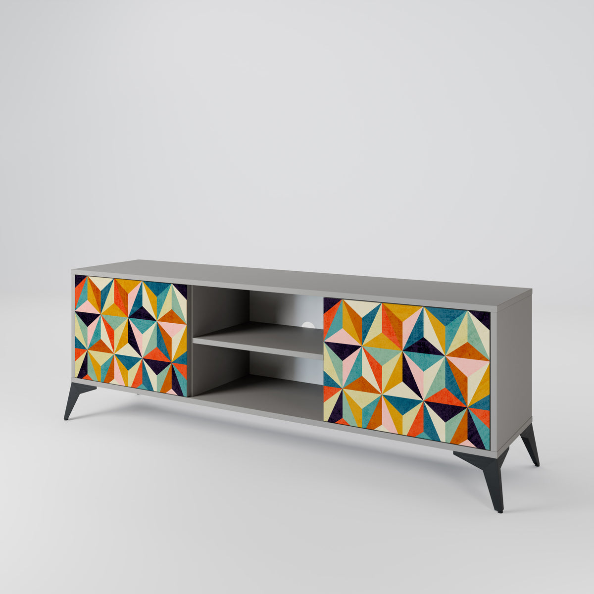 TESSELATE TREASURES 2-türiges TV-Lowboard