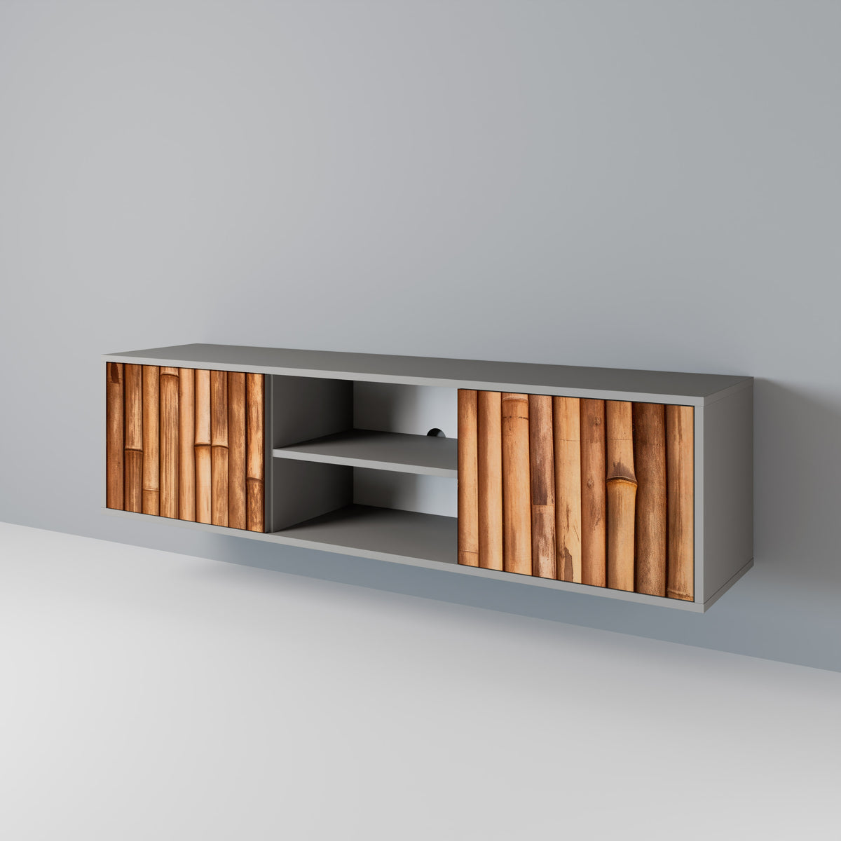 NATURAL WOOD 2-türiges TV-Lowboard
