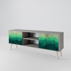 NORTHERN LIGHTS TV-Lowboard mit 2 Türen in Grau