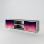 AURORA BOREALIS TV-Lowboard mit 2 Türen in Grau
