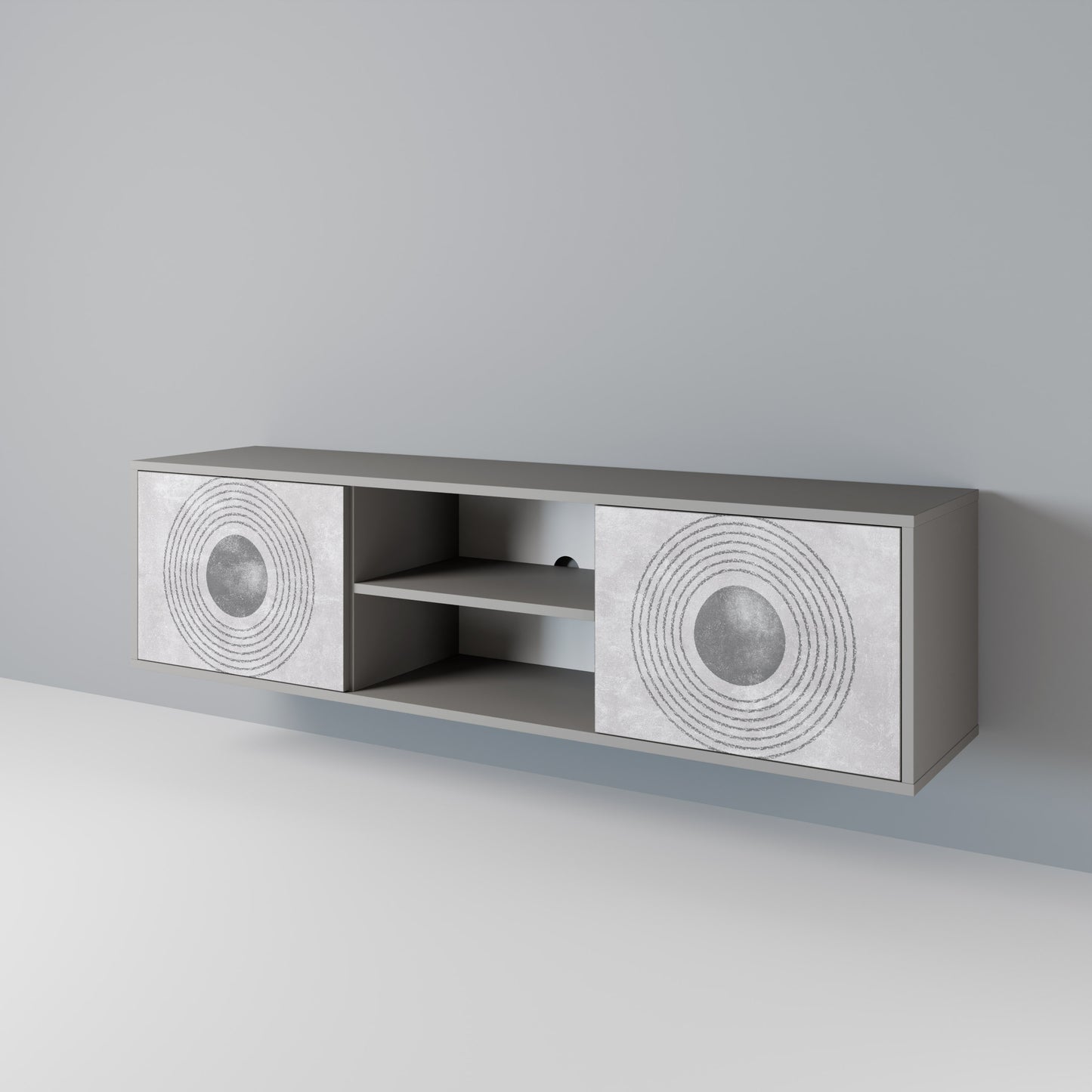 SOLID CIRCLES 2-türiges TV-Lowboard