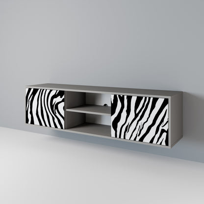 SPLENDID ZEBRA 2-türiges TV-Lowboard