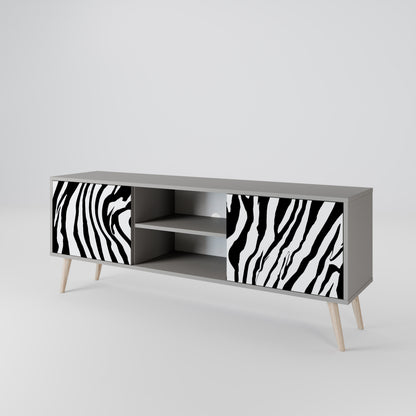 SPLENDID ZEBRA 2-türiges TV-Lowboard