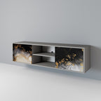 MARBLE OF TOMMORROW TV-Lowboard mit 2 Türen in Grau