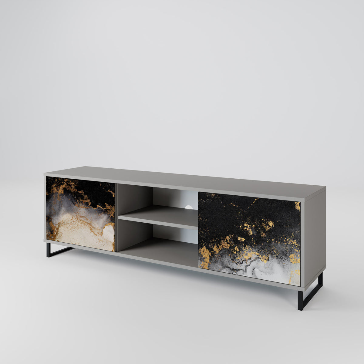 MARBLE OF TOMMORROW 2-türiges TV-Lowboard